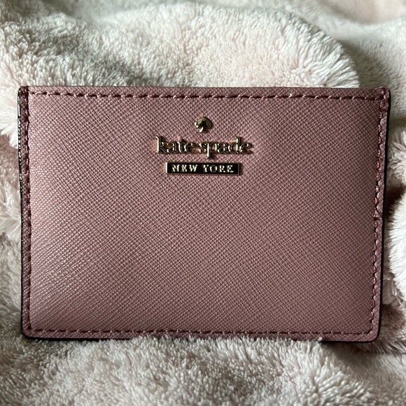 kate spade Accessories - Kate Spade Blush Card Case Wallet New